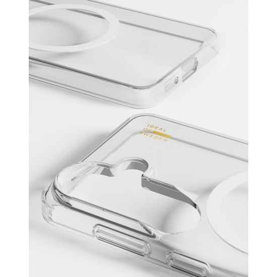 iDeal of Sweden Clear MagSafe Back Case priekš Samsung Galaxy S26 5G - Clear - silikona aizmugures apvalks / bampers-vāciņš