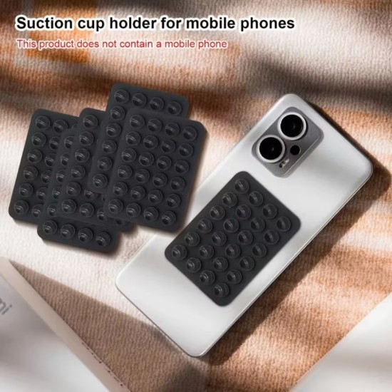 Silikona vakuuma uzlīme ar piesūcekņiem viedtālrunim