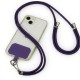 Adjustable Universal Phone Lanyard Crossbody Strap - Violeta - Regulējama universāla telefona kakla un pleca siksniņa