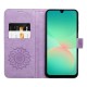 Forcell Mezzo Book Case priekš Samsung Galaxy A57 5G A576 - Violets / Mandala - sāniski atverams maciņš ar stendu un auklu / grāmatveida maks