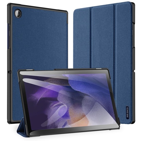 Dux Ducis Domo series priekš Samsung Galaxy Tab A11 Plus X230 / X236 / Tab A9 Plus X210 / X215 / X216 - Tumši Zils - sāniski atverams maciņš ar magnētu un stendu