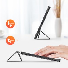 Dux Ducis Domo series priekš Xiaomi Redmi Pad 2 Pro - Melns - sāniski atverams maciņš ar magnētu un stendu