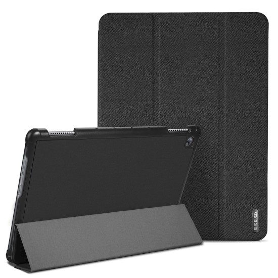 Dux Ducis Domo series priekš Samsung Galaxy Tab A11 Plus X230 / X236 / Tab A9 Plus X210 / X215 / X216 - Melns - sāniski atverams maciņš ar magnētu un stendu