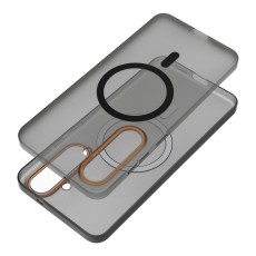 Go Orange MagSafe Back Case priekš Xiaomi 17 - Melns - plastikāta aizmugures apvalks / bampers-vāciņš