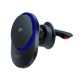 3MK Hardy AeroCharger Qi2 15W Wireles Charger with MagSafe Air Vent Car Holder - Melns - Stiprinājums turētājs uz ventilācija režģa ar iebūvētu bezvadu lādētāju
