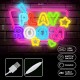 Forever Neolia Decorative Neon Plexi LED Light 32 x 14 x 2 cm (USB Plug) - Play Room - Dekoratīva neona LED lampa