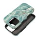 Forcell F-Protect Mirage Back Case with MagSafe priekš Apple iPhone 15 Pro - Green Marble - triecienizturīgs silikona-plastikāta aizmugures apvalks / bampers-vāciņš