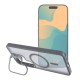 Forcell F-Protect Shadow Stand Premium Back Case with MagSafe priekš Samsung Galaxy A57 5G A576 - Pelēks - silikona-plastikāta aizmugures apvalks / bampers-vāciņš