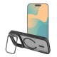 Forcell F-Protect Shadow Stand Premium Back Case with MagSafe priekš Samsung Galaxy S26 Plus 5G - Melns - silikona-plastikāta aizmugures apvalks / bampers-vāciņš