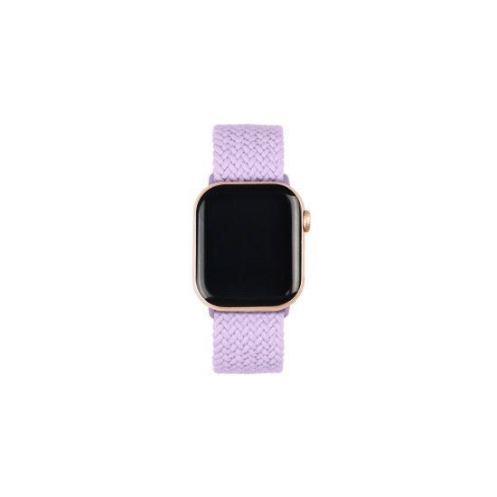 iDeal of Sweden Soft Braid Watch Band priekš Apple Watch 42 / 44 / 45 / 46mm / Ultra 49 mm - Lavender Milk - siksniņa (josta) priekš pulksteņiem