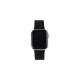 iDeal of Sweden Silicone M-L Watch Band priekš Apple Watch 42 / 44 / 45 / 46mm / Ultra 49 mm - Black - silikona siksniņa (josta) priekš pulksteņiem