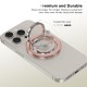 Tech-Protect MMR300 Magnetic MagSafe Ring Phone Holder - Rozā Zelts - Universālais magnētisks gredzens-turētājs telefonam