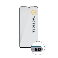 Tactical 5D Full Glue Tempered Glass screen protector priekš Xiaomi Poco F8 Ultra - Melns - Ekrāna Aizsargstikls / Bruņota Stikla Aizsargplēve