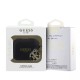 Guess GUAP3LECG4K Silicone Charm 4G Collection Case priekš Apple Airpods Pro 3 - Melns - silikona apvalks bezvadu austiņu lādēšanas ierīcei