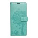 Forcell Mezzo Book Case для Apple iPhone 13 - Бирюзовый / Дерево - чехол-книжка со стендом / подставкой и шнурком