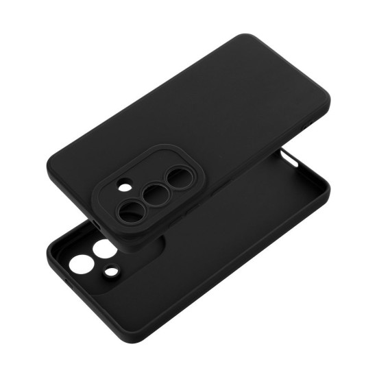 Matt TPU 2.0 Back Case priekš Samsung Galaxy S25 FE 5G S731 - Melns - matēts silikona aizmugures apvalks / bampers