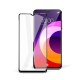 5D Full Glue Tempered Glass Screen Protector priekš Samsung Galaxy S22 5G S901 - Melns - Ekrāna Aizsargstikls / Bruņota Stikla Aizsargplēve
