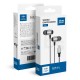 BlueStar M09C Wired Stereo Earphones with Microphone USB Type-C - Melnas - Universālas USB-C stereo austiņas ar mikrofonu un pulti