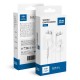 BlueStar M15C Wired Stereo Earphones with Remote and Microphone USB Type-C - Baltas - Universālas USB-C stereo austiņas ar mikrofonu un pulti