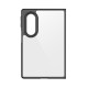 Dux Ducis Aimo MagSafe Back Case priekš Samsung Galaxy Fold8 5G - Caurspīdīgs / Melns - triecienizturīgs silikona aizmugures apvalks / bampers-vāciņš