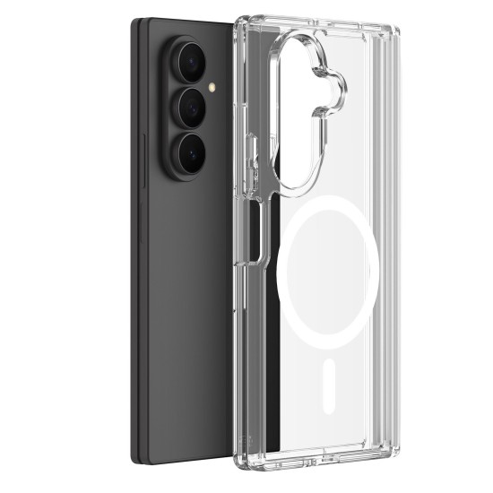 Dux Ducis Clin MagSafe Back Case priekš Samsung Galaxy Fold8 Ultra 5G / Fold7 5G - Caurspīdīgs - triecienizturīgs silikona aizmugures apvalks / bampers-vāciņš
