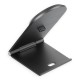 Veger Q3 Pro Foldable Qi2.2 25W Wireless Charger with MagSafe - Melns - Ātrs induktīvs bezvadu USB-C lādētājs paliktnis