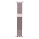 Forcell F-Design (FA14) Magnetic Steel Milanese Watch Strap priekš Apple Watch 42 / 44 / 45 / 46mm / Ultra 49 mm - Rozā Zelts - siksniņas (jostas) viedpulksteņiem no nerūsējoša tērauda ar magnētu