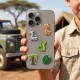 3D Sticker Set (5.gab) - Jungle - uzlīmju komplekts