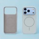 Silicone Thin Mag Case with MagSafe priekš Apple iPhone 17 Pro / 18 Pro - Sudraba - silikona aizmugures apvalks / bampers-vāciņš