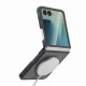 Tech-Protect Magmat Magsafe Back Case priekš Samsung Galaxy Flip8 5G - Melns - silikona aizmugures apvalks / bampers-vāciņš
