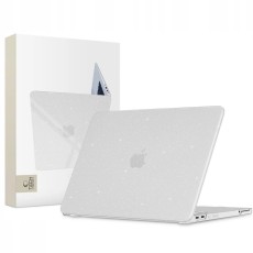 Tech-Protect Smartshell Protective Case priekš Apple MacBook Neo 13-inch (2026) A3404 - Caurspīdīgs / Spīdumi - plastikas no abām pusēm apvalks / maciņš