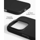 iDeal of Sweden Slim (1mm) Back Case with MagSafe priekš Apple iPhone 16 Pro - Matte Black - polikarbonāta aizmugures apvalks / bampers-vāciņš
