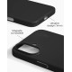 iDeal of Sweden Slim (1mm) Back Case with MagSafe priekš Apple iPhone 16 - Matte Black - polikarbonāta aizmugures apvalks / bampers-vāciņš