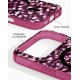 iDeal of Sweden Clear MagSafe Back Case priekš Apple iPhone 17 Pro / 18 Pro - Cherry Crush - silikona aizmugures apvalks / bampers-vāciņš