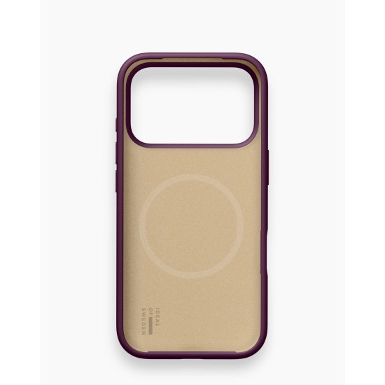iDeal of Sweden Soft Swirl Silicone MagSafe Back Case priekš Apple iPhone 17 Pro Max / 18 Pro Max - Velvet Plum - silikona aizmugures apvalks / bampers-vāciņš