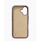 iDeal of Sweden Soft Swirl Silicone MagSafe Back Case priekš Apple iPhone 16 - Velvet Plum - silikona aizmugures apvalks / bampers-vāciņš