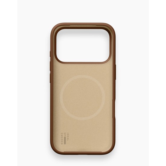 iDeal of Sweden Soft Swirl Silicone MagSafe Back Case priekš Apple iPhone 17 Pro Max / 18 Pro Max - Salted Caramel - silikona aizmugures apvalks / bampers-vāciņš