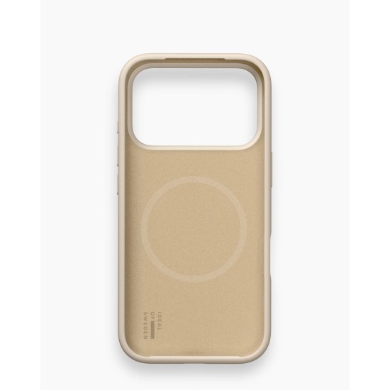 iDeal of Sweden Soft Swirl Silicone MagSafe Back Case priekš Apple iPhone 17 Pro Max / 18 Pro Max - Cloud Dancer - silikona aizmugures apvalks / bampers-vāciņš