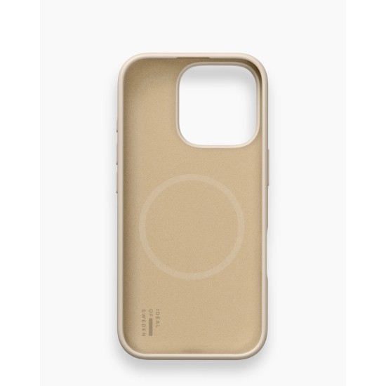 iDeal of Sweden Soft Swirl Silicone MagSafe Back Case priekš Apple iPhone 16 Pro - Cloud Dancer - silikona aizmugures apvalks / bampers-vāciņš
