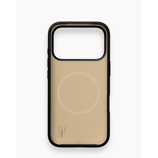 iDeal of Sweden Soft Swirl Silicone MagSafe Back Case priekš Apple iPhone 17 Pro / 18 Pro - Velvet Black - silikona aizmugures apvalks / bampers-vāciņš