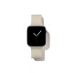 iDeal of Sweden Soft Swirl Silicone S-M Watch Band priekš Apple Watch 38 / 40 / 41 mm / Series 10 / 11 (42mm) - Cloud Dancer - silikona siksniņa (josta) priekš pulksteņiem
