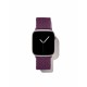 iDeal of Sweden Soft Braid Watch Band priekš Apple Watch 38 / 40 / 41 mm / Series 10 / 11 (42mm) - Velvet Plum - auduma siksniņa (josta) priekš pulksteņiem