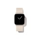 iDeal of Sweden Soft Braid Watch Band priekš Apple Watch 38 / 40 / 41 mm / Series 10 / 11 (42mm) - Perfect Beige - auduma siksniņa (josta) priekš pulksteņiem