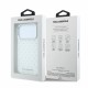 Karl Lagerfeld Rhinestones Allover MagSafe series Back Case KLHCP18X6HCRDKLH priekš Apple iPhone 17 Pro Max / 18 Pro Max - Balts - silikona-plastikāta aizmugures apvalks / bampers-vāciņš