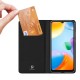 Dux Ducis Skin Pro series priekš Samsung Galaxy Xcover 7 Pro - Melns - sāniski atverams maciņš ar magnētu un stendu