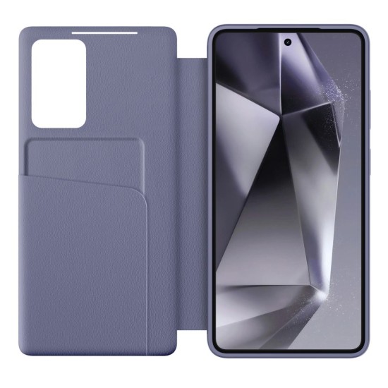 Tech-Protect Smart Wallet priekš Samsung Galaxy S26 5G S942 - Violets - sāniski atverams maciņš ar lodziņu / grāmatveida maks