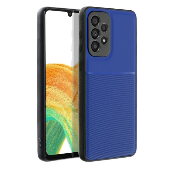 Forcell Noble Back Case для Samsung Galaxy S21 FE 5G G990 - Синий - накладка из искусственный кожи с встроенной металической пластиной / бампер-крышка