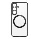 Dux Ducis Aimo Back Case with MagSafe priekš Samsung Galaxy S26 FE 5G S741 - Caurspīdīgs / Melns - triecienizturīgs silikona-plastikāta aizmugures apvalks / bampers-vāciņš