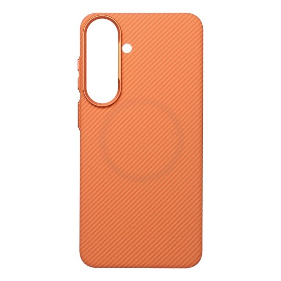 Kevlar MagSafe Back Case для Samsung Galaxy S26 FE 5G S741 - Оранжевый - пластиковая накладка / бампер-крышка