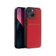 Forcell Noble Back Case для Samsung Galaxy A16 4G A165 / A16 5G A166 - Красный - накладка из искусственный кожи с встроенной металической пластиной / бампер-крышка